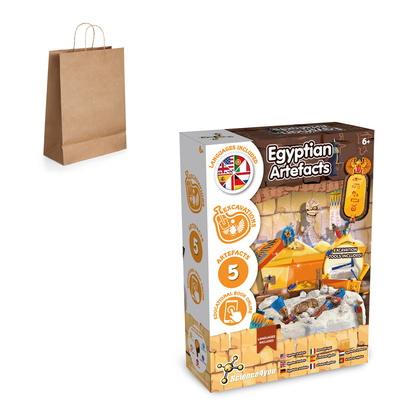 Ancient Egypt Excavation Kit III. Gra edukacyjna dostarczana z papierową torebką prezentową