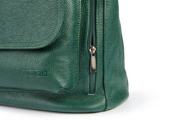 Torebka skórzana na ramię KEMER VOOC EP20 Zielona