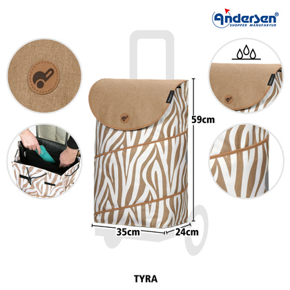 Wózek na zakupy ANDERSEN Royal 168 Tyra