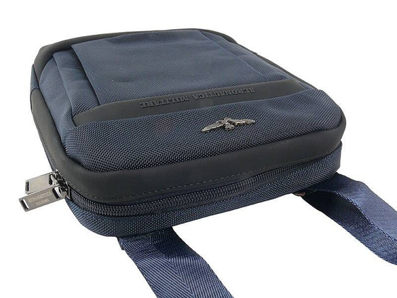 Torba na ramię AERONAUTICA MILITARE Lightning Niebieska