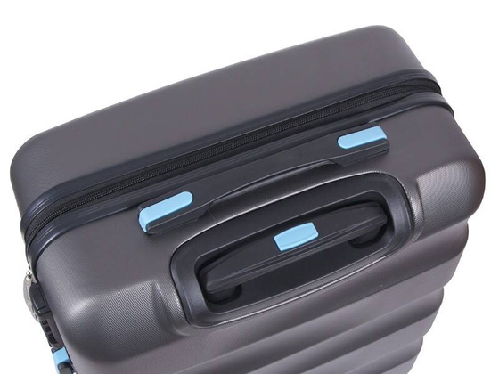 Duża walizka DIELLE 150 Szara