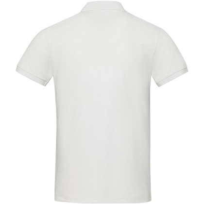 Emerald koszulka polo unisex z recyklingu z krótkim rękawem