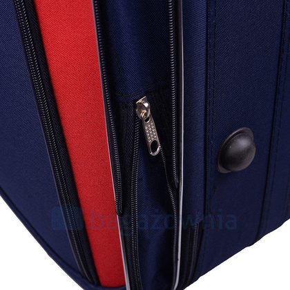 Zestaw walizek PELLUCCI RGL 773 Granatowo Czerwony