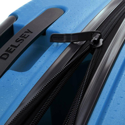 Delsey Belmont+ mała niebieska walizka kabinowa na kółkach 55 cm