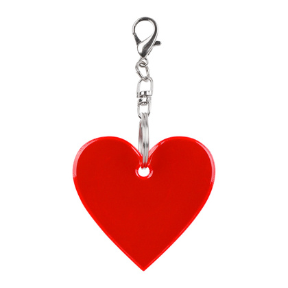 Brelok odblaskowy UPOMINKARNIA Affection 10 szt Czerwony