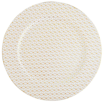 Podtalerz biały złoty wzór 3d