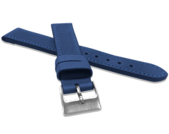 LAVVU Granatowy szyty pasek SPORT z luksusowej skóry Top Grain - 20