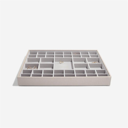 Szkatułka na biżuterię Stackers 41 komorowa supersize velvet taupe