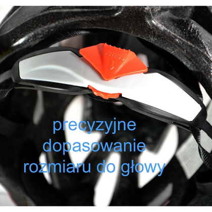 KASK ROWEROWY REGULOWANY DUNLOP MTB RED R.S (53-55CM)
