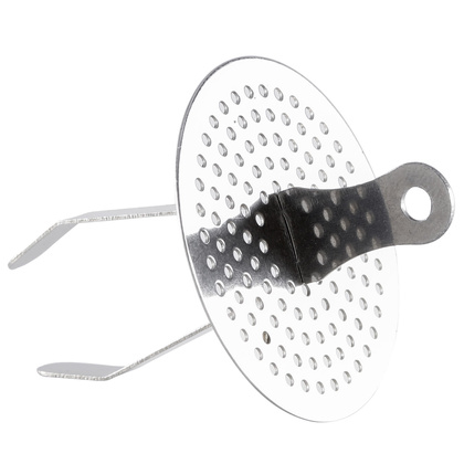 Lejek z wyjmowalnym filtrem, 12.5cm, stal nierdzewna