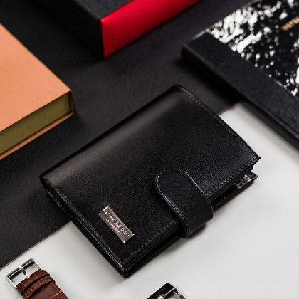 Portfel męski skórzany PTN 317Z-PR 2-1-1 Black