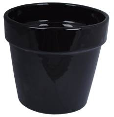 Doniczka czarna duża