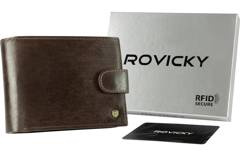 Elegancki portfel męski z membraną antyskimmingową