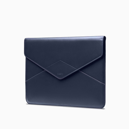 Skórzane etui na laptop 13" PUCCINI VULCANO VC92527 7A Granatowe