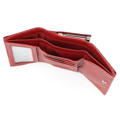 Nieduży portfel skórzany damski Pierre Cardin 