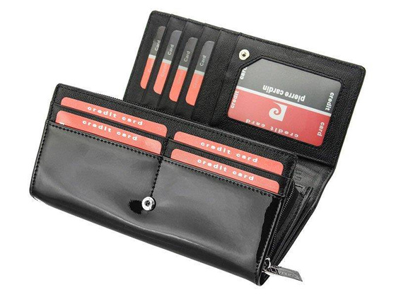 Portfel damski skórzany PIERRE CARDIN 05 LINE 106 Zielony