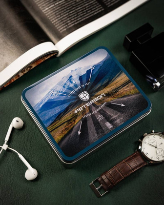 Skorzany portfel meski z klipsem na banknoty