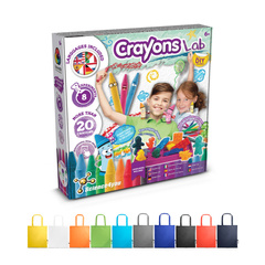 Crayon Factory Kit II. Gra edukacyjna dostarczany ze składaną torbą prezentową