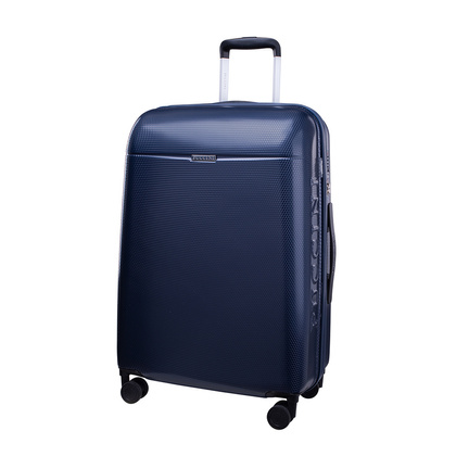 Średnia walizka PUCCINI VOYAGER 2.0 PC052B 7A Granatowa