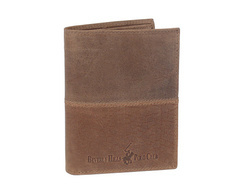 BH-263 OKLAHOMA Portfel męski skórzany Brązowy