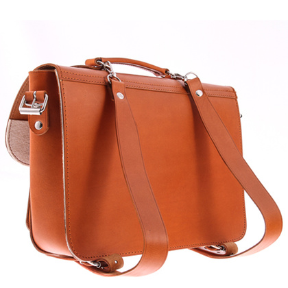 TECZKA SKÓRZANA 3W1 KEMER VOOC Vintage  P13 BRĄZOWA