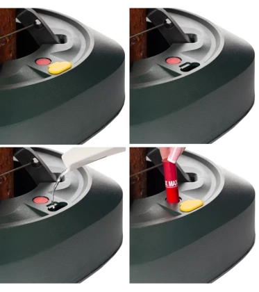 Stojak CHOINKOWY Z pedałem nożnym pod choinkę Z POJEMNIKIEM