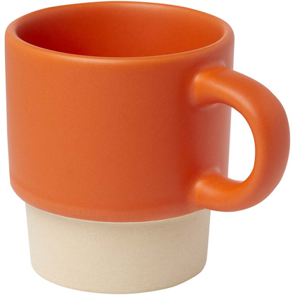 Olympia kubek do espresso z glinianym dnem, z możliwością układania w stosy, 130 ml
