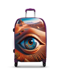 Średnia walizka Oczy