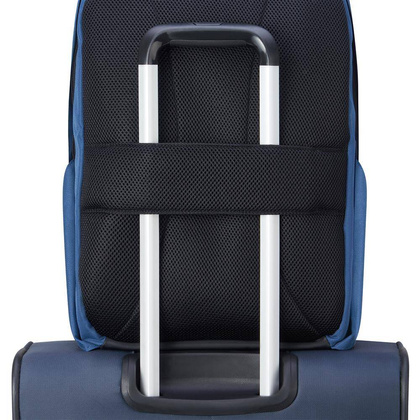 Walizka Delsey Securban Miejski niebieski plecak na laptopa 15.6"