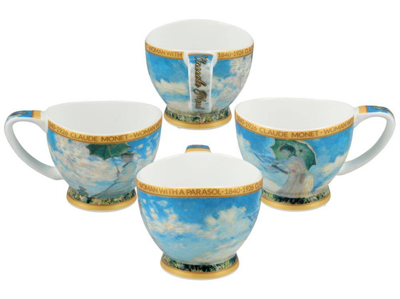 Filiżanka Big Vanessa - C. Monet, Kobieta z Parasolem (CARMANI)