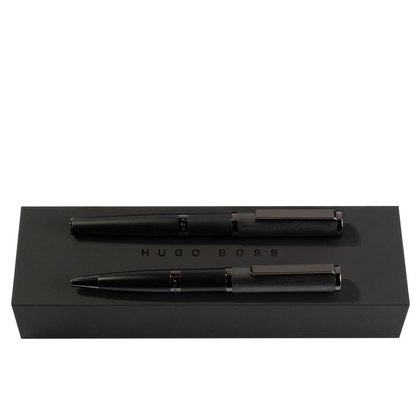 Zestaw upominkowy HUGO BOSS długopis i pióro kulkowe - HSR1904D + HSR1905D