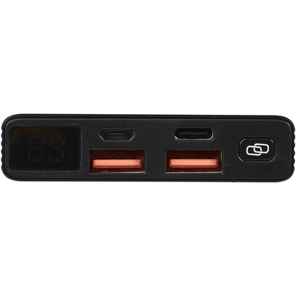 Hybrid aluminiowy powerbank o pojemności 10 000 mAh i mocy 22,5 W z technologią PD