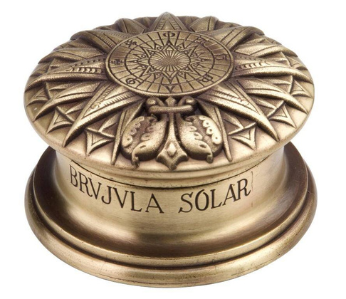 Kompas solarny mosiężny H40