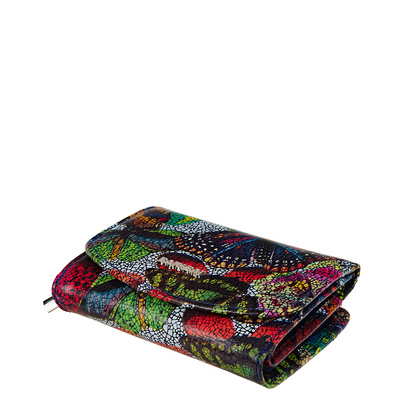 Portfel skórzany damski w motyle kolorowy RFID BajuBaj PD1202cs13 RFID