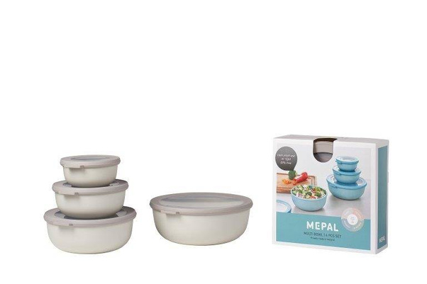 Zestaw 4 misek Cirqula okrągła 350 750 1250 2250 Nordic White 106232032500