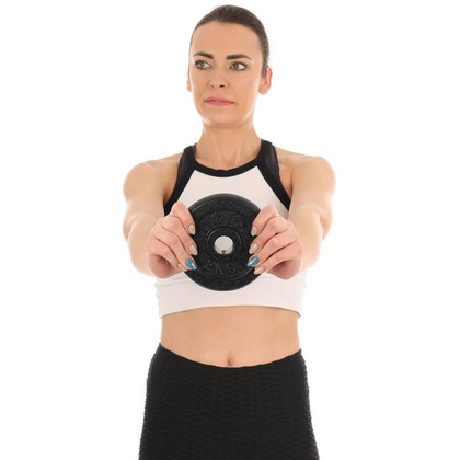 OBCIĄŻENIE ŻELIWNE CZARNE 2 KG ENERO FIT fi26,5