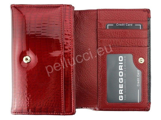Portfel damski skórzany PELLUCCI GP-112 Czerwony