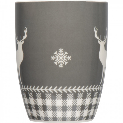 Zestaw 2 świątecznych kubków porcelanowych 300 ml