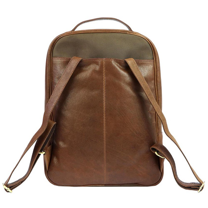 Skórzany plecak męski Pierre Cardin YS12 28010 czarny