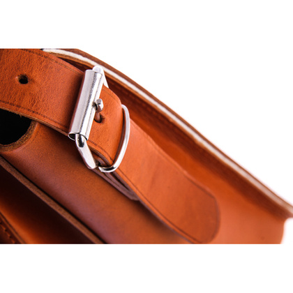 TECZKA SKÓRZANA 3W1 KEMER VOOC Vintage  P13 BRĄZOWA