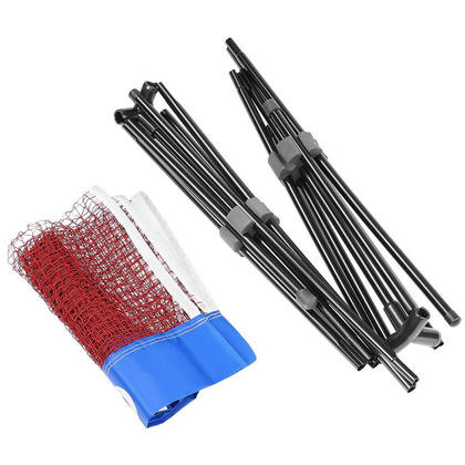 Zestaw regulowany do badmintona tenisa i siatkówki 3w1 siatka 310x76 cm