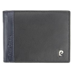 Portfel męski skórzany PIERRE CARDIN TILAK30 8805 Czarny / Niebieski