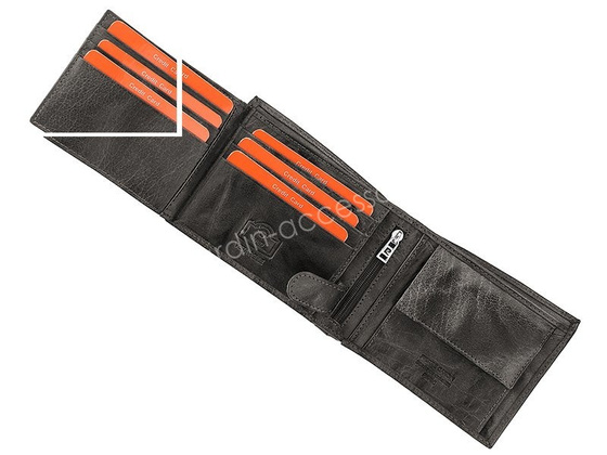 Portfel męski skórzany PIERRE CARDIN FOSSIL TILAK12 325 RFID Niebieski