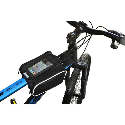 Sakwa torba rowerowa na ramę z etui na telefon  K-076