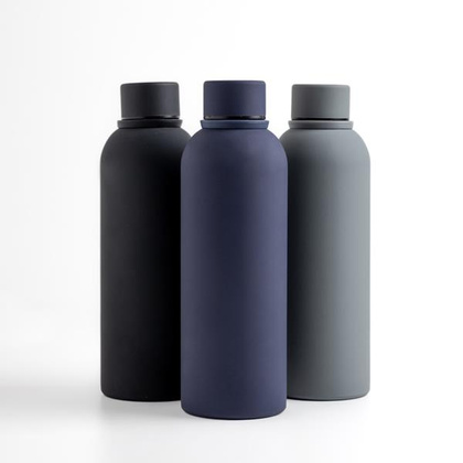 Butelka termosowa o pojemności 500 ml z gumowym wykończeniem / Thermal