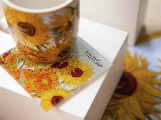 Podkładka szklana - V. van Gogh, Słoneczniki (CARMANI)