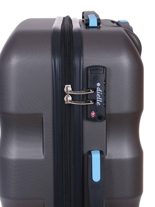 Duża walizka DIELLE 150 Szara