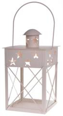 Latarenka z gwiazdkami kremowa