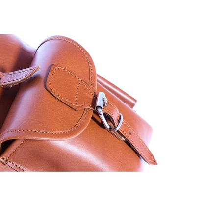 Modny plecak skórzany KEMER VOOC Vintage P1 czarny