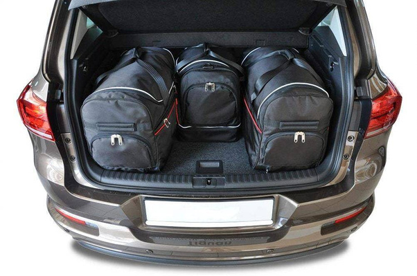 VW TIGUAN 2007-2015 TORBY DO BAGAŻNIKA 4 SZT KJUST